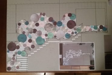 Custom Staircase Mural Artwork Mockup